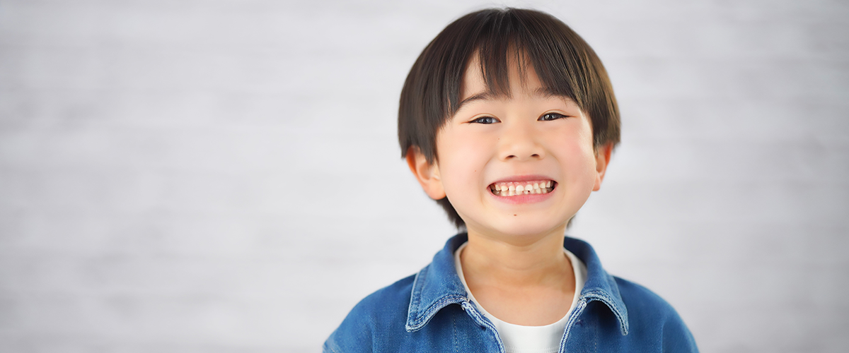 歯並びのきれいな男の子